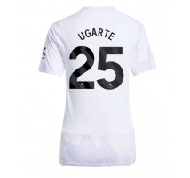 Manchester United Manuel Ugarte #25 Koszulka Wyjazdowa damskie 2025-26 Krótki Rękaw